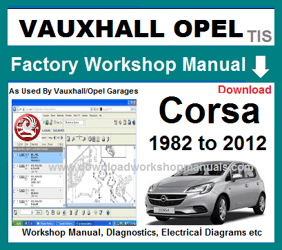 Vauxhall Corsa Workshop Repair Manual